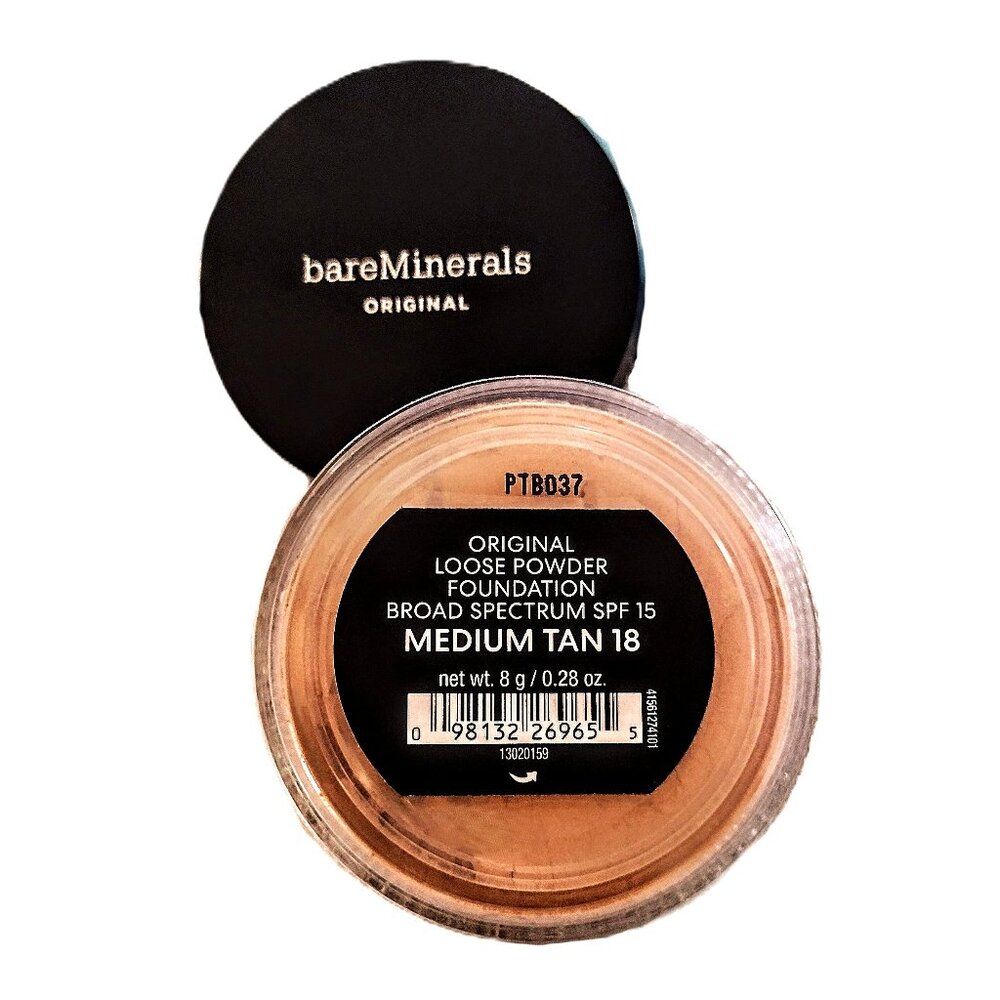 BareMinerals Original Loose Powder Foundation (8 g) SPF 15 ~ Medium Tan 18 ~ NEW